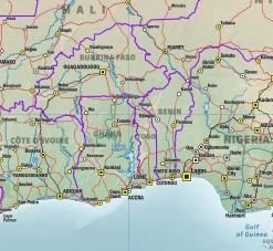 Afrika natuurkundig 1716