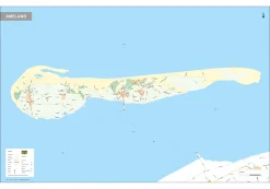 Ameland kaart 1746