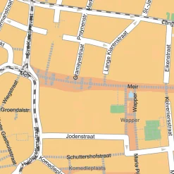 Centrumkaart Antwerpen 2078
