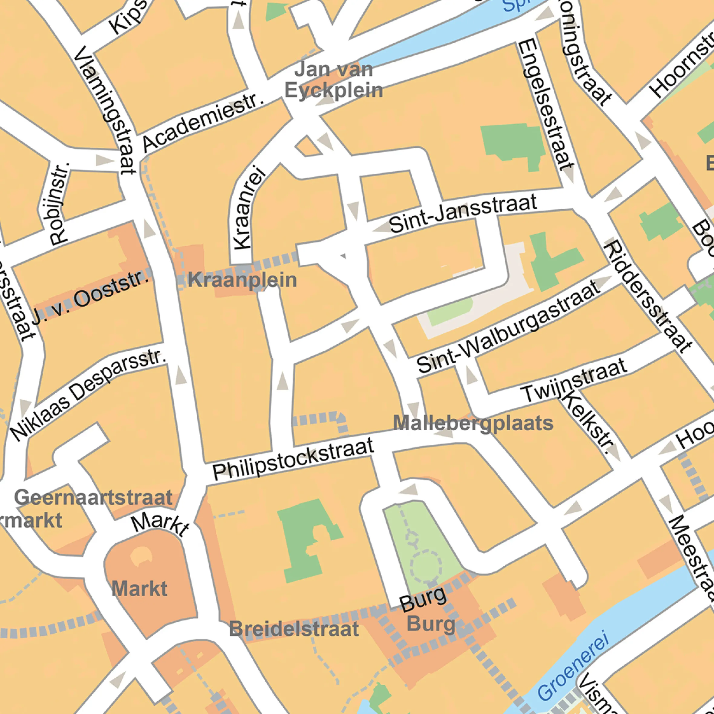 Centrumkaart Brugge 2079