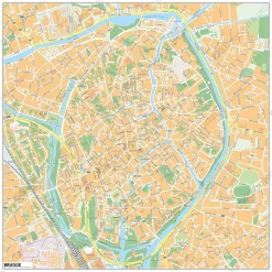 Centrumkaart Brugge 2079