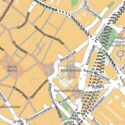 Centrumkaart Brussel 2080