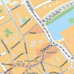 Centrumkaart Den Haag 2072