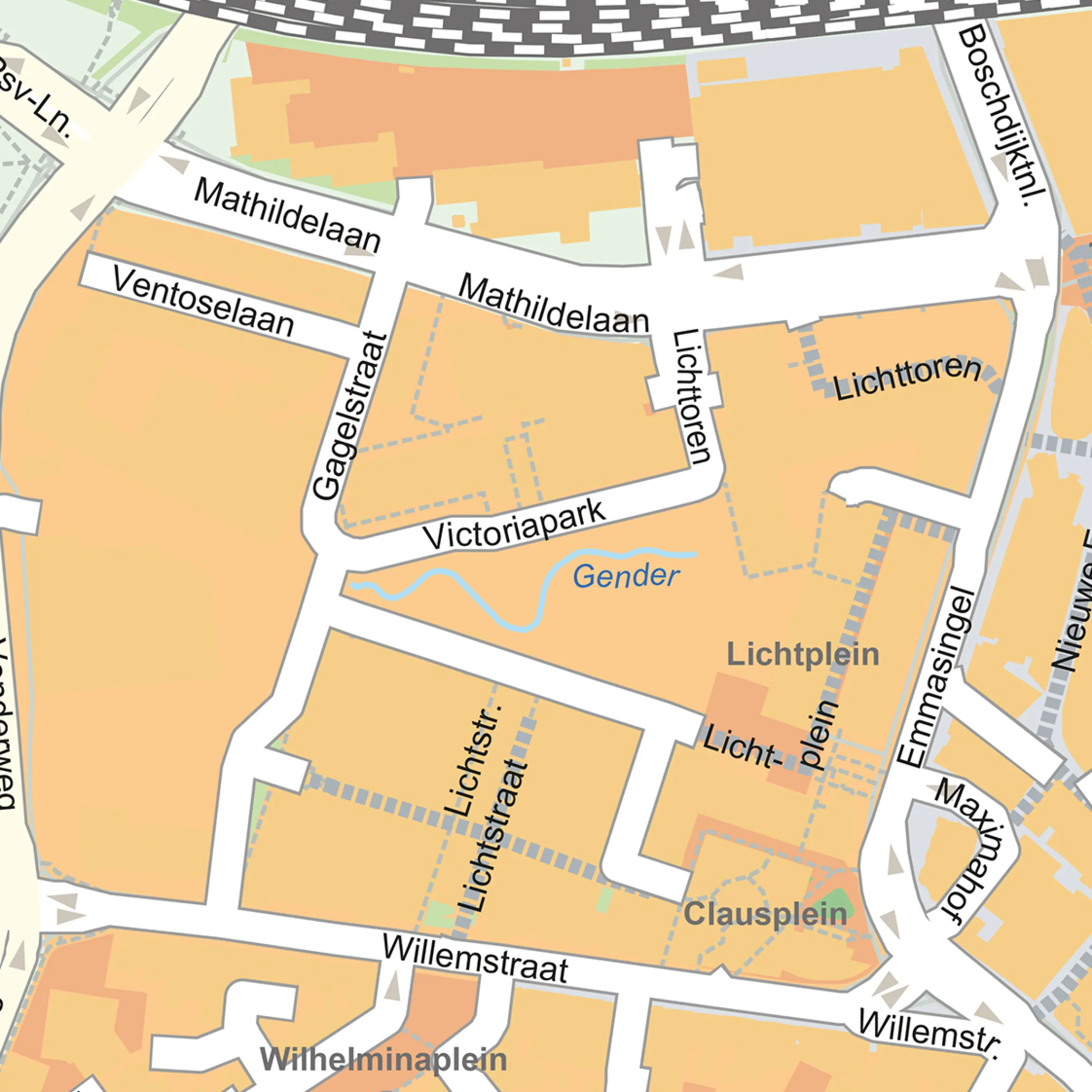 Centrumkaart Eindhoven 2073