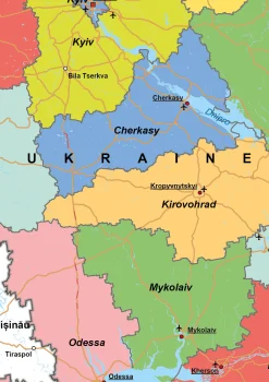 Duidelijke Kaart OekraÏne / Ukraine 1773