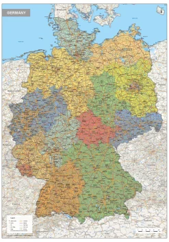 Duitsland Kaart Staatkundig 1564