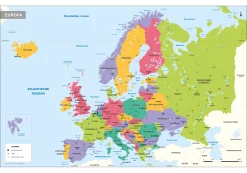 Europakaart Schoolkaart 1273