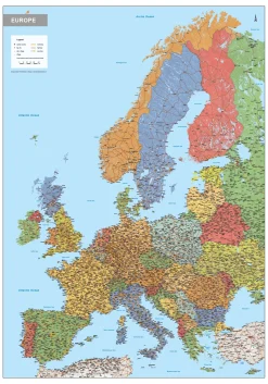 Europa Kaart Staatkundig 1578