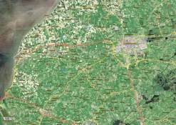 Friesland Satellietkaart 1654
