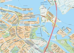 Gedetailleerde Kaart Groot Amsterdam 596