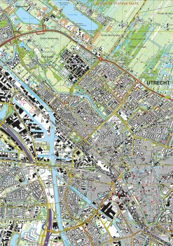 Gedetailleerde Kaart Groot Utrecht 1762