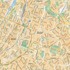 Gedetailleerde Stadskaart Groot Brussel / Bruxelles 1861