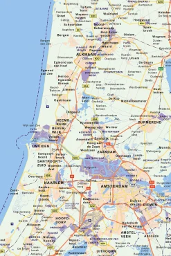 Industrieterreinen- / bedrijventerreinen kaart 1384