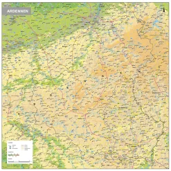 Kaart Ardennen 1794