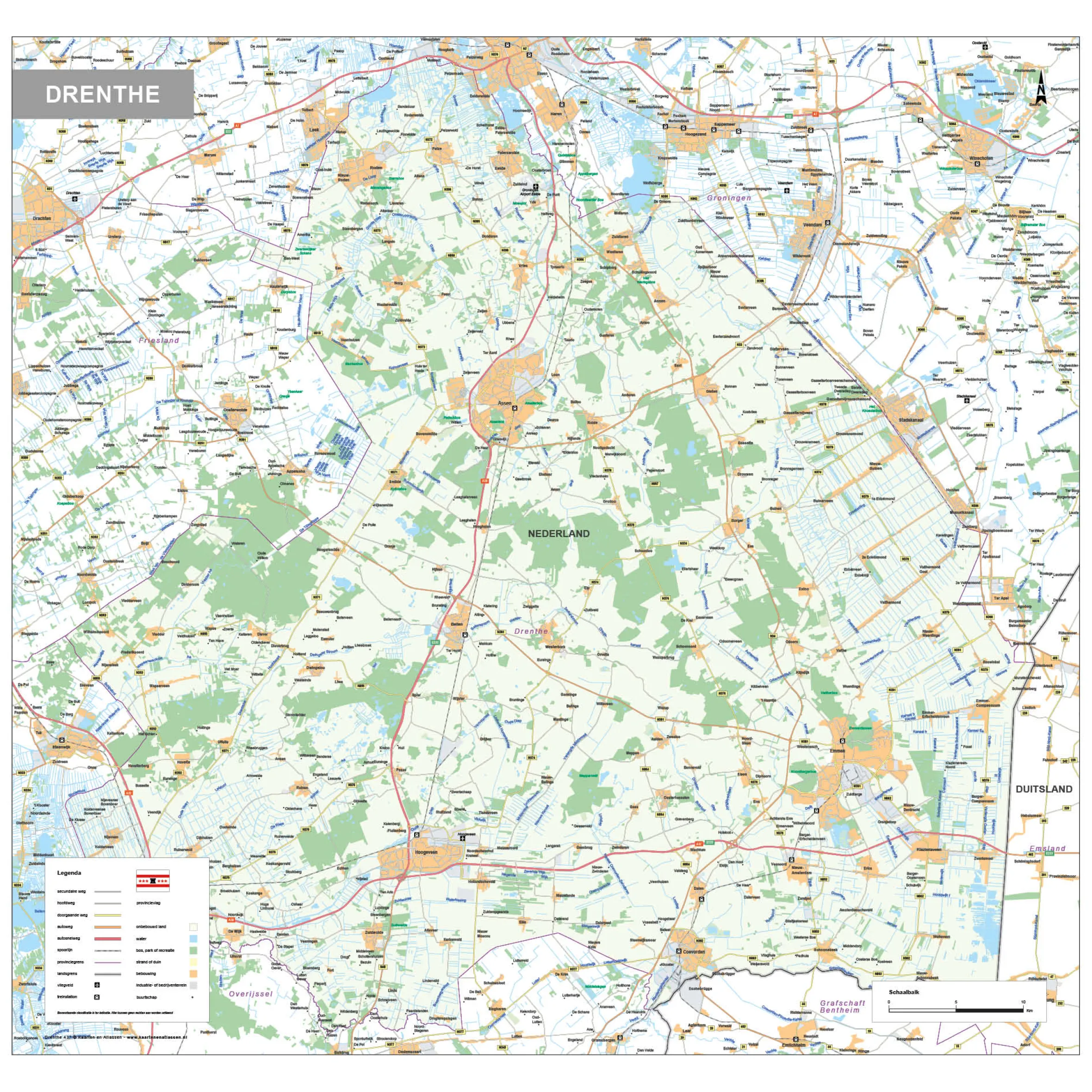 Kaart Drenthe 437