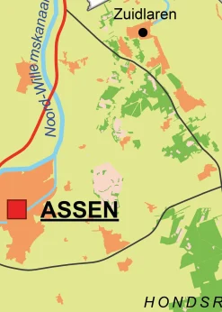 Kaart Drenthe 449