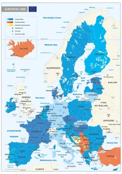 Kaart Europese Unie 1324
