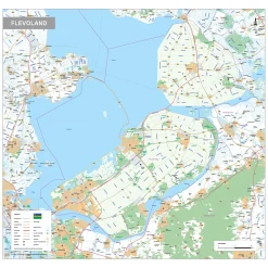 Kaart Flevoland 438