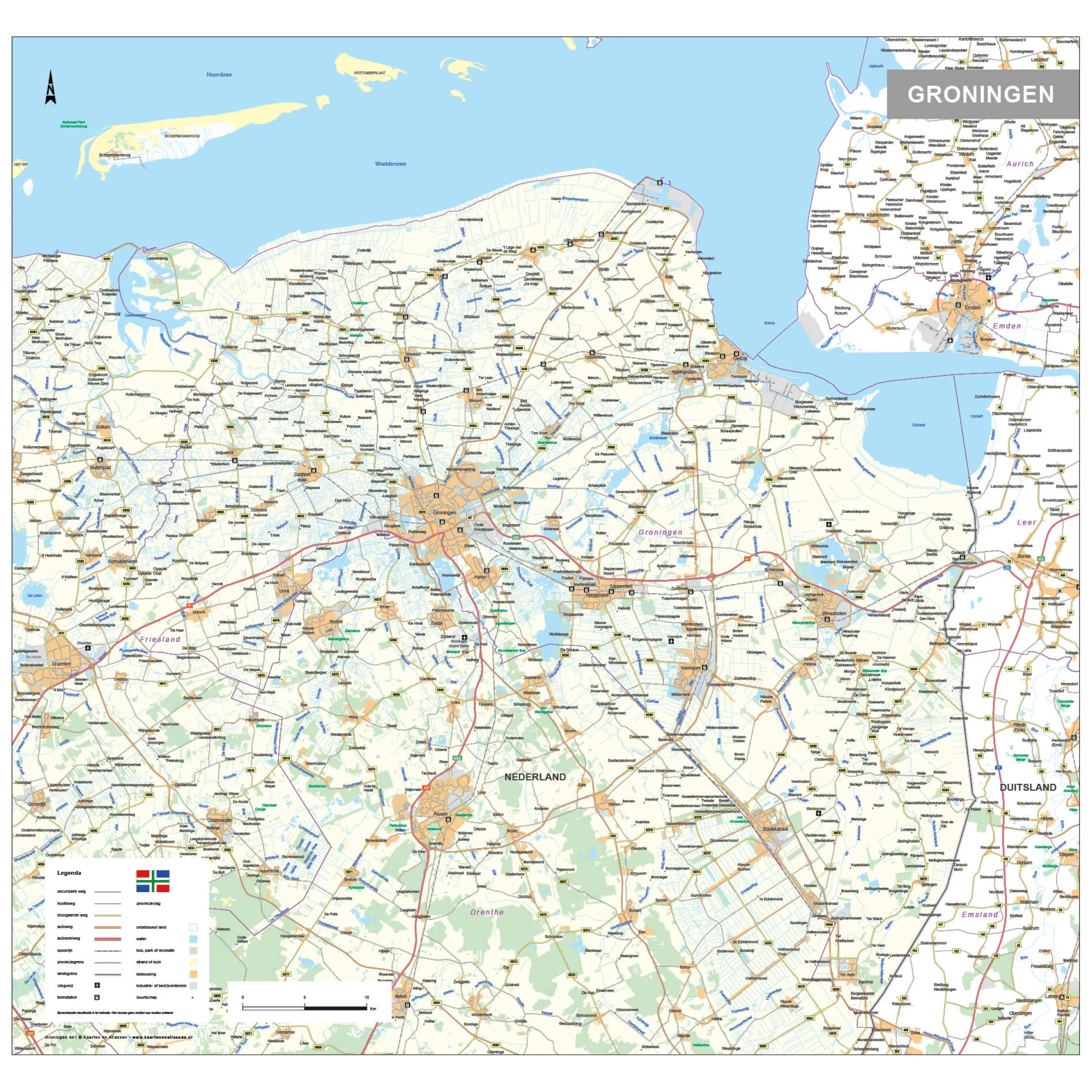Kaart Groningen 441