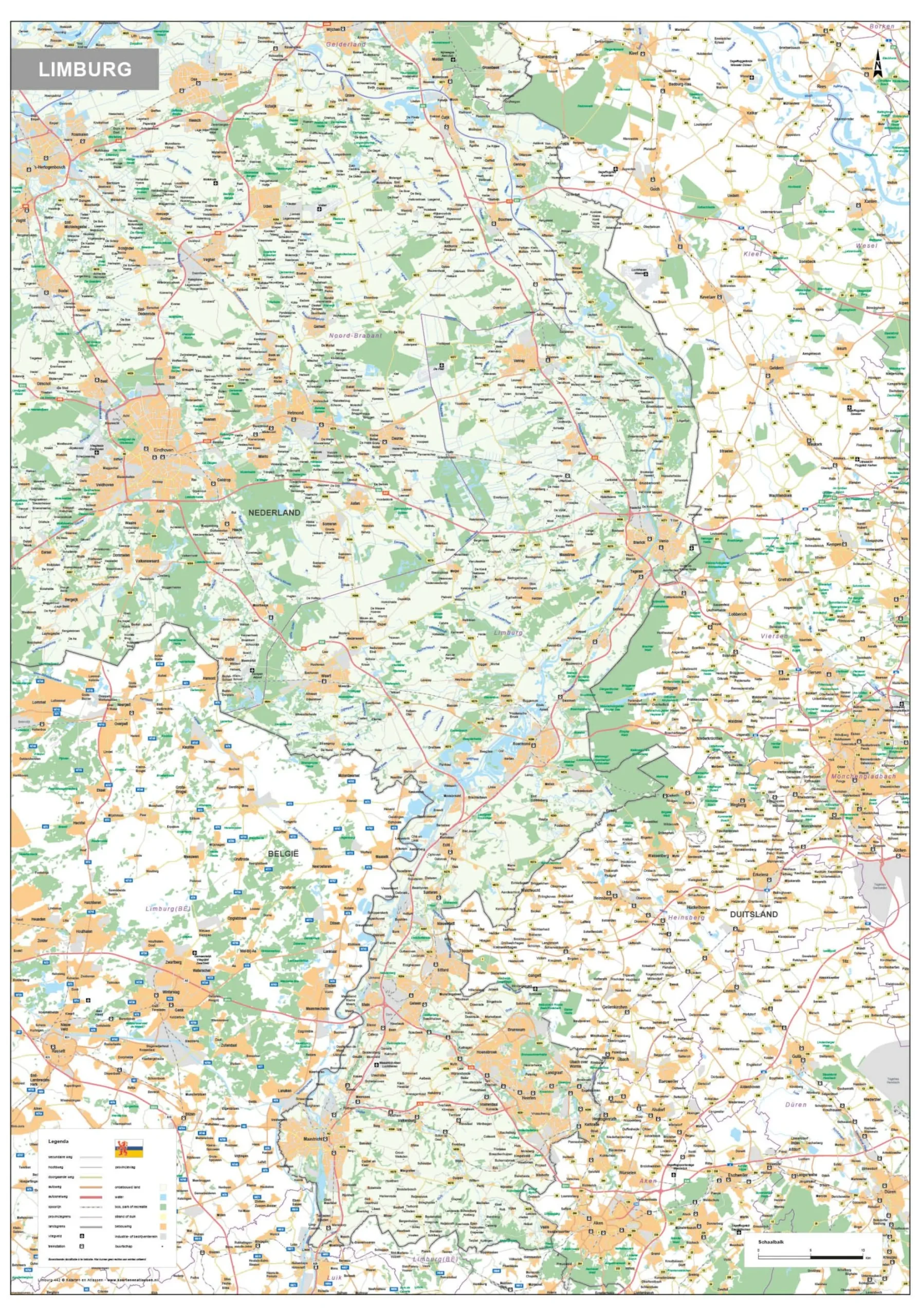 Kaart Limburg 442