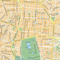Kaart Madrid 1886