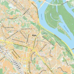 Kaart Minsk 1887