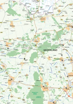 Kaart Overijssel 445