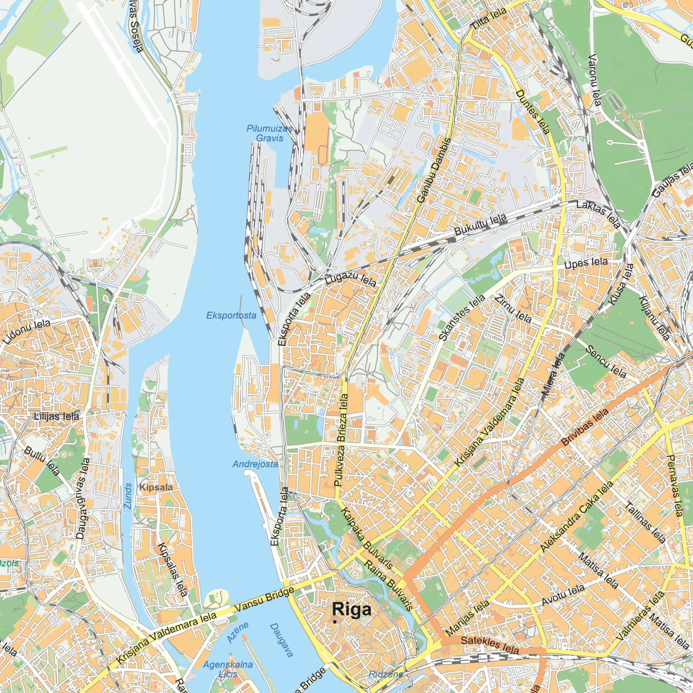 Kaart Riga 1897