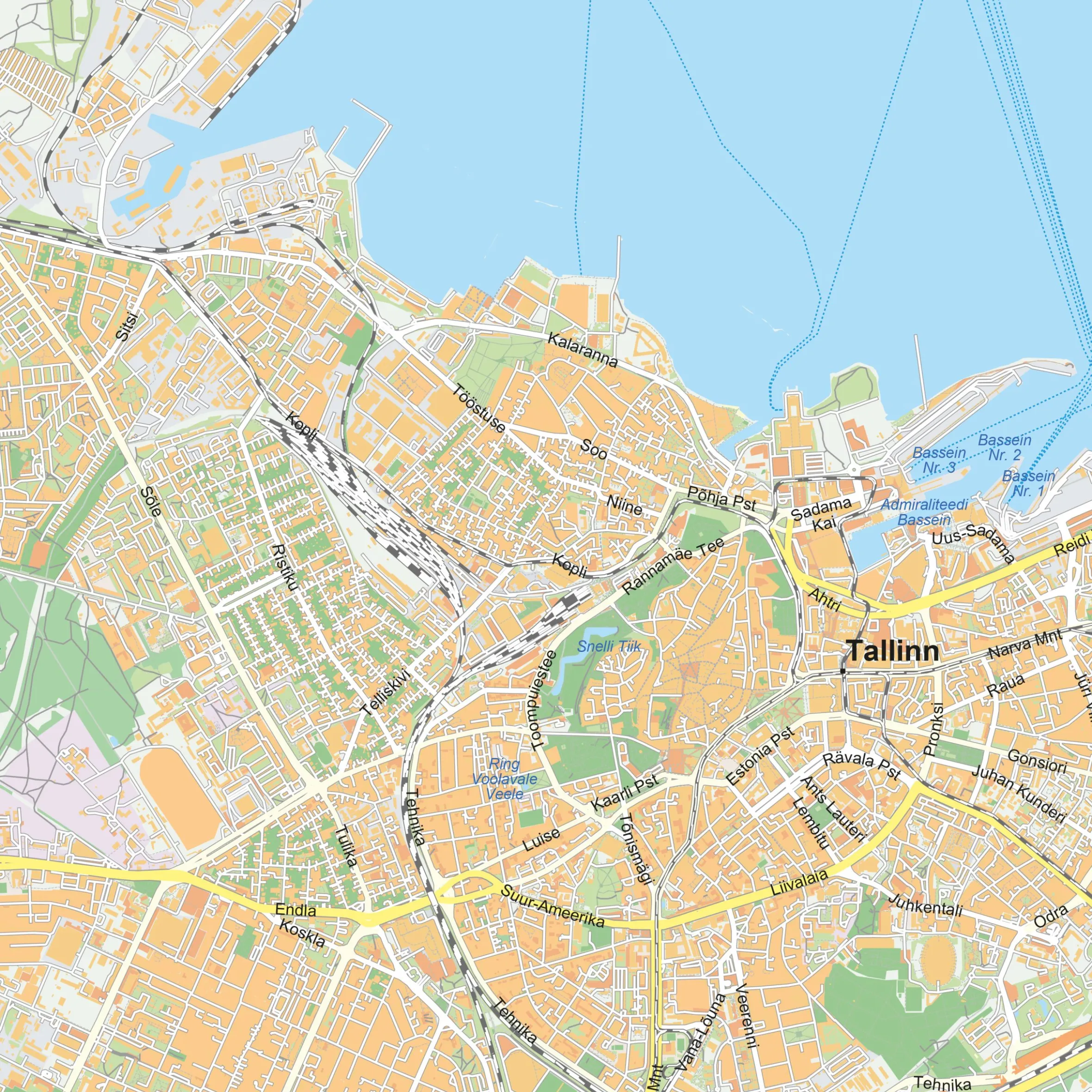 Kaart Tallinn 1905