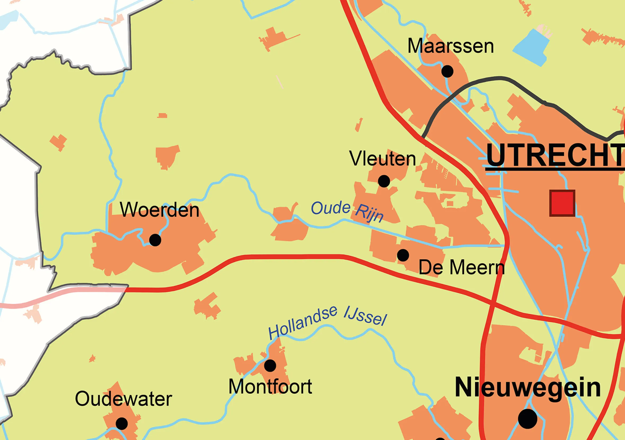 Kaart Utrecht 458