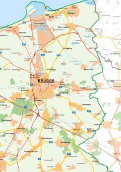 Natuurkundige kaart West-Vlaanderen 358