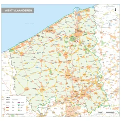 Natuurkundige kaart West-Vlaanderen 358