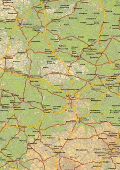 Natuurkundige landkaart Polen 1623