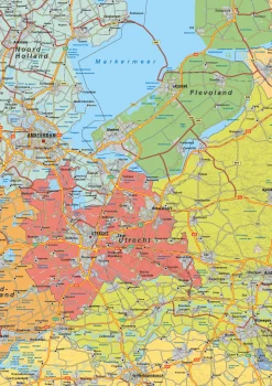 Nederland Kaart Staatkundig 1687