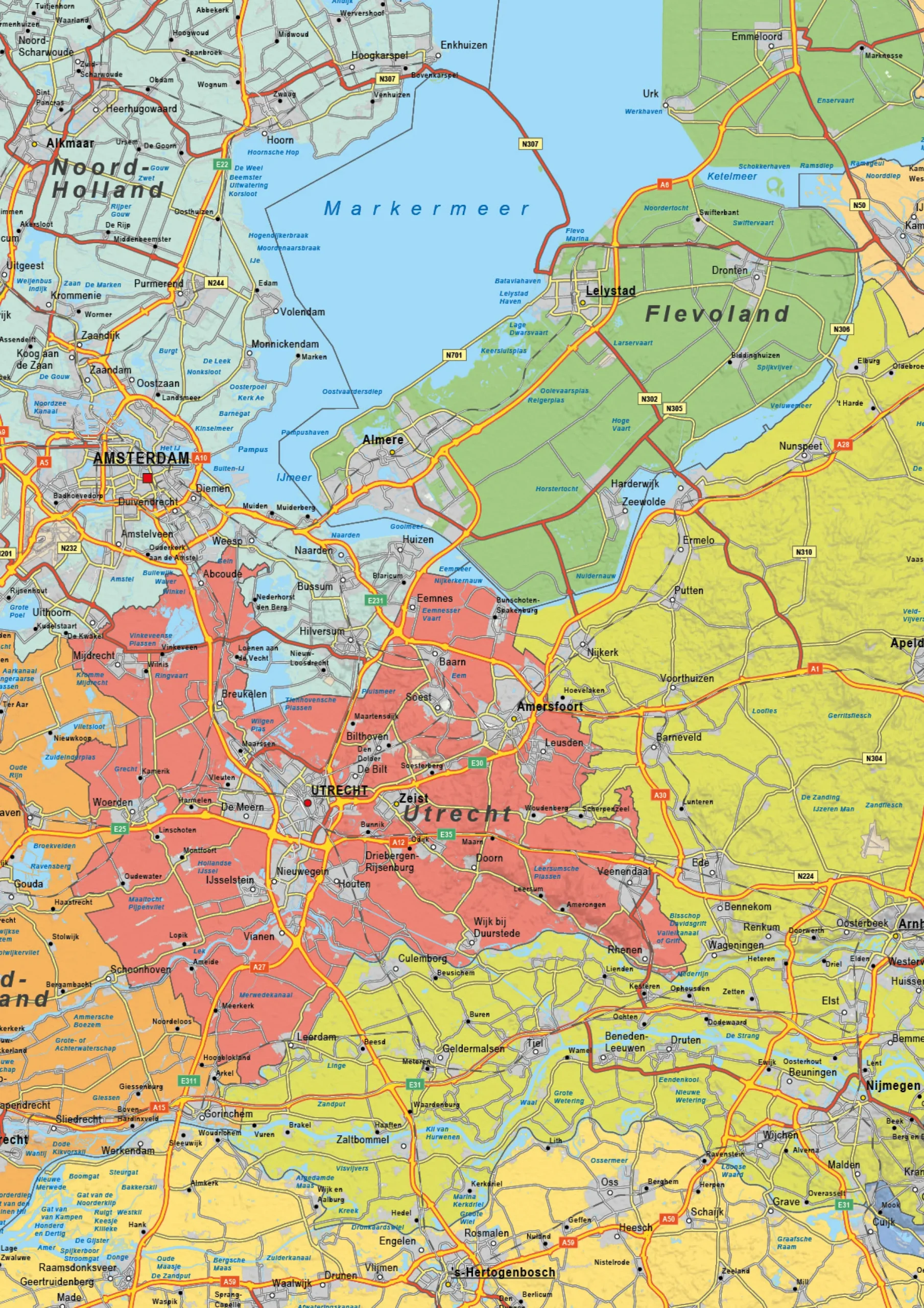 Nederland Kaart Staatkundig 1687