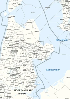 Plaatsnamenkaart Nederland 532