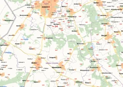 Postcode-/Gemeentekaart Drenthe 248