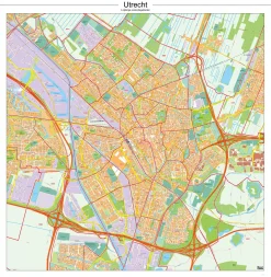 Postcodekaart Utrecht 105