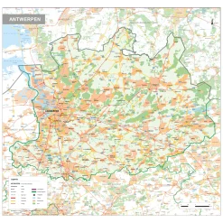 Provinciekaart Antwerpen 360