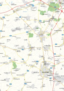 Provinciekaart West-Vlaanderen 347
