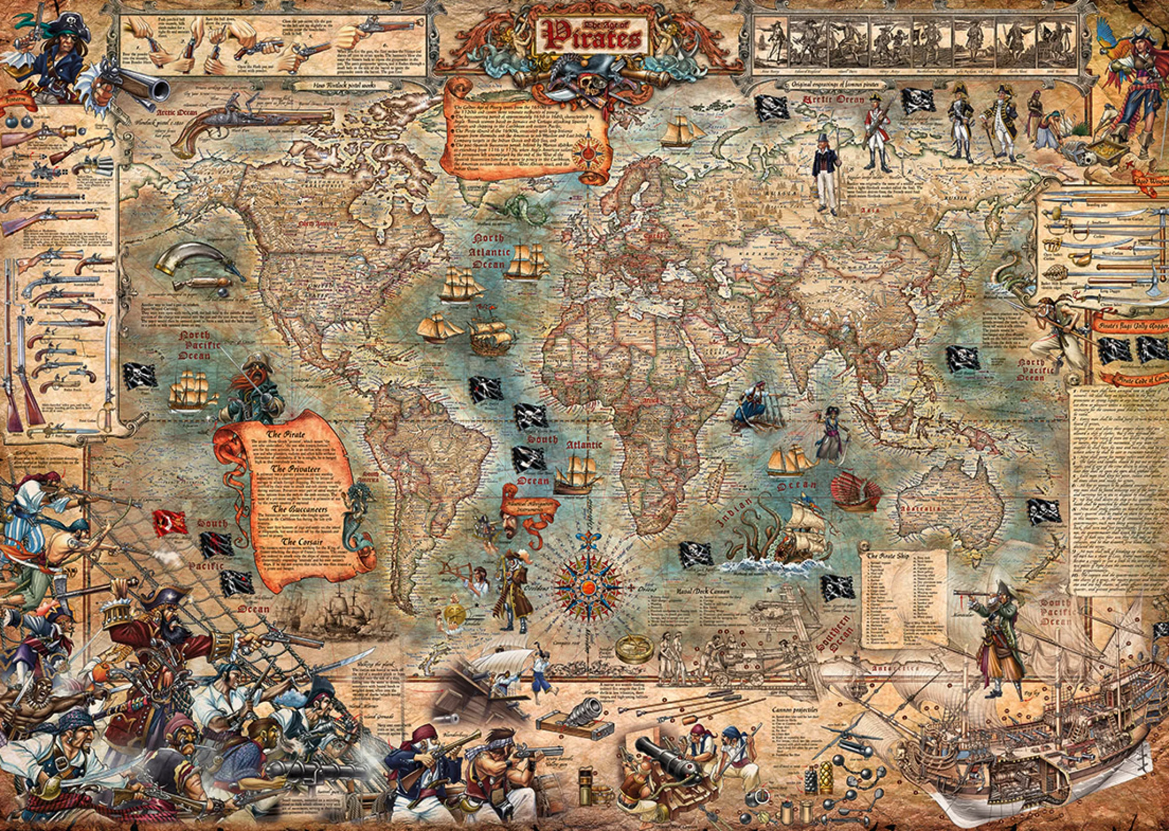 Ray&Co World of Pirates – Piratenkaart