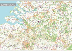Regiokaart Zuid Nederland 1804