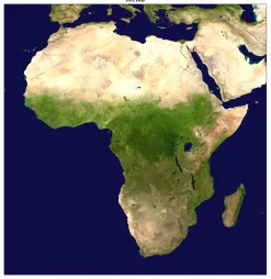 Satellietbeeld Afrika 1330