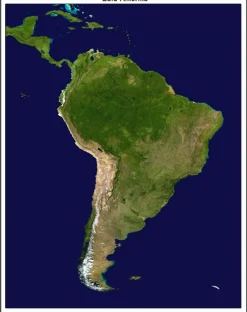 Satellietbeeld Zuid-Amerika 1335