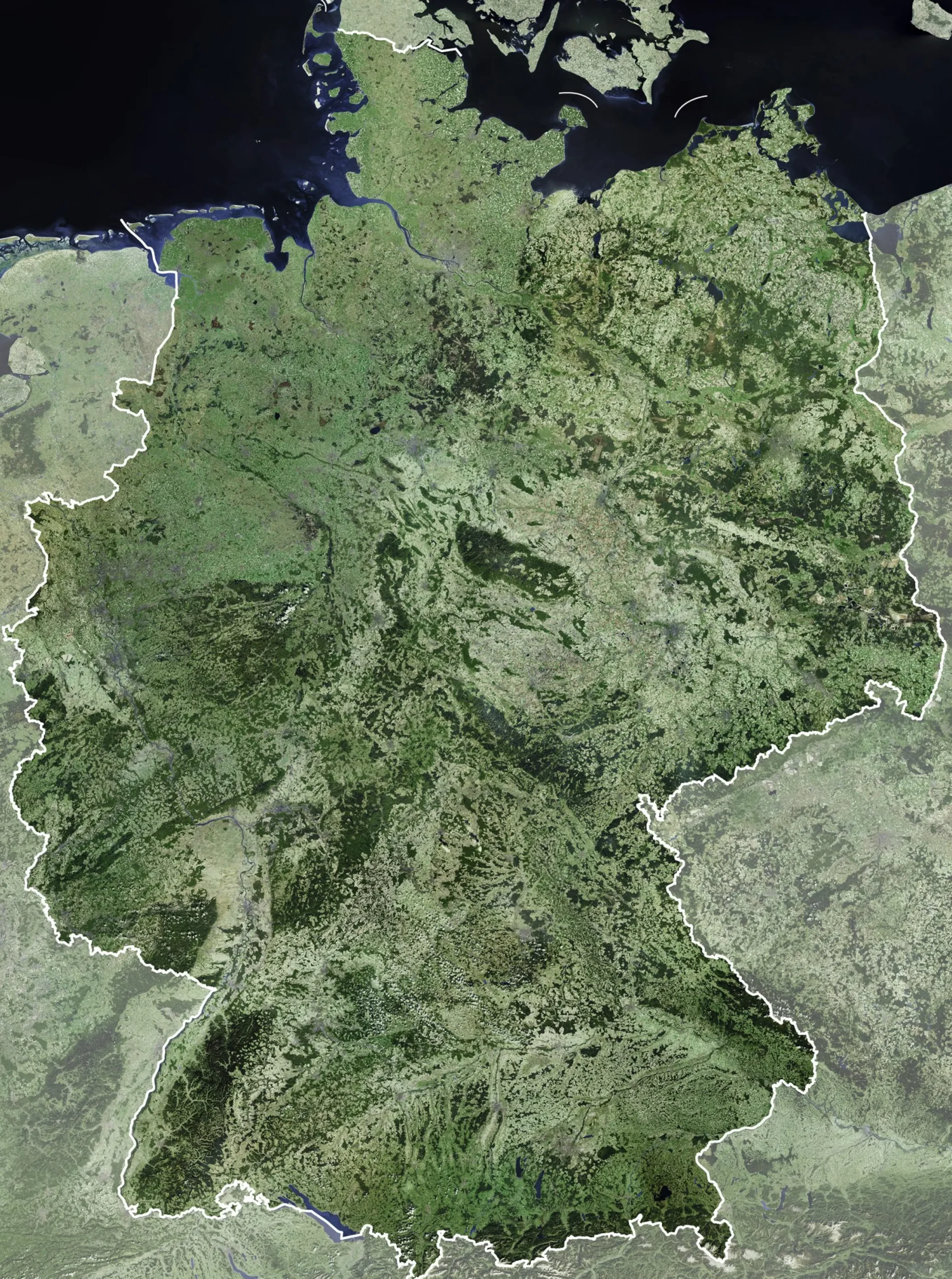Satellietkaart Duitsland 384