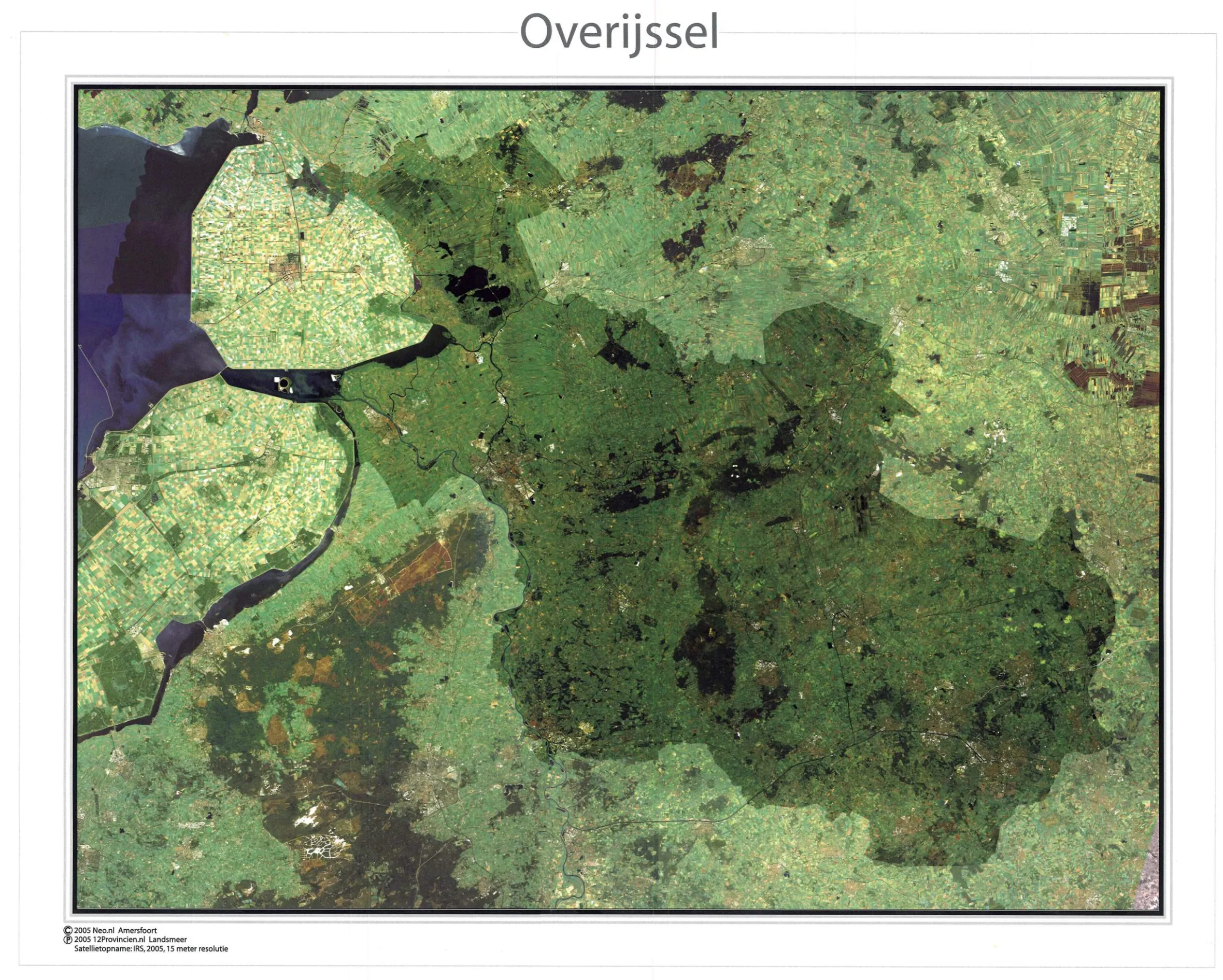 Satellietkaart Overijssel 1358