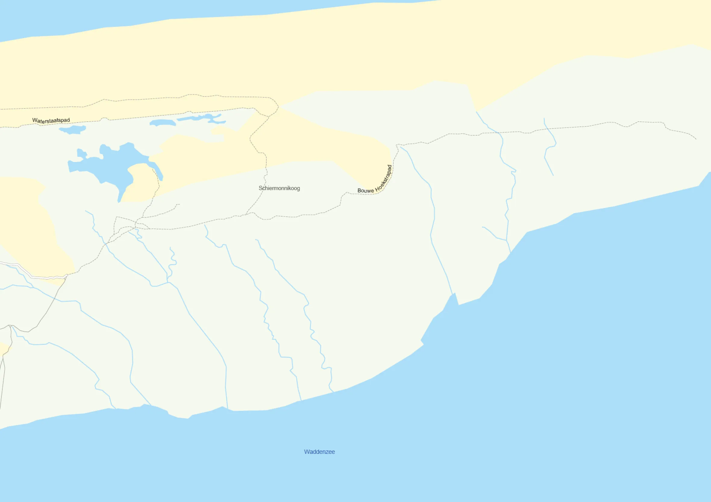 Schiermonnikoog kaart 1747