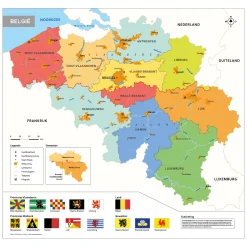 Schoolkaart België 1692