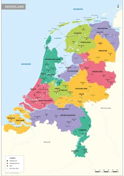 Schoolkaart Nederland 462