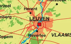 Schoolkaart provincie Vlaams-Brabant 1820